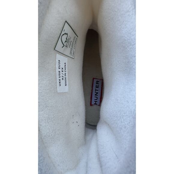 Hunter Insulated cream Winter Snow Boots Women’s US Size 8 - Picture 11 of 12